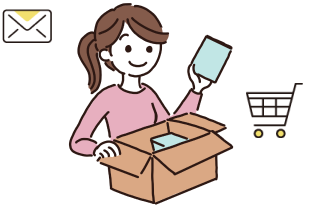 ECショップ運営のイラスト